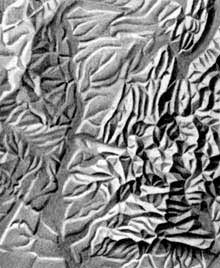 Shaded relief (Rhone)